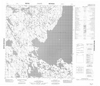 065J13 No Title Canadian topographic map, 1:50,000 scale