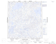 065J Tulemalu Lake Canadian topographic map, 1:250,000 scale