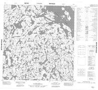 065K01 No Title Canadian topographic map, 1:50,000 scale