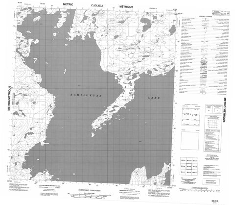 065K05 No Title Canadian topographic map, 1:50,000 scale