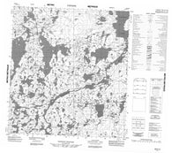 065K12 No Title Canadian topographic map, 1:50,000 scale