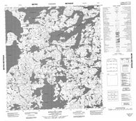 065L06 Ecklund Lake Canadian topographic map, 1:50,000 scale
