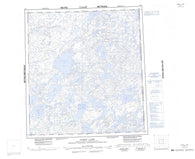 065L Carey Lake Canadian topographic map, 1:250,000 scale