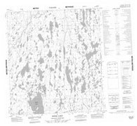 065M08 Ernie Lake Canadian topographic map, 1:50,000 scale
