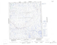 065M Clarke River Canadian topographic map, 1:250,000 scale