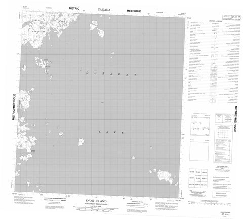 065N04 Snow Island Canadian topographic map, 1:50,000 scale