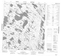 065N11 No Title Canadian topographic map, 1:50,000 scale