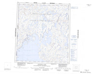 065N Dubawnt Lake Canadian topographic map, 1:250,000 scale