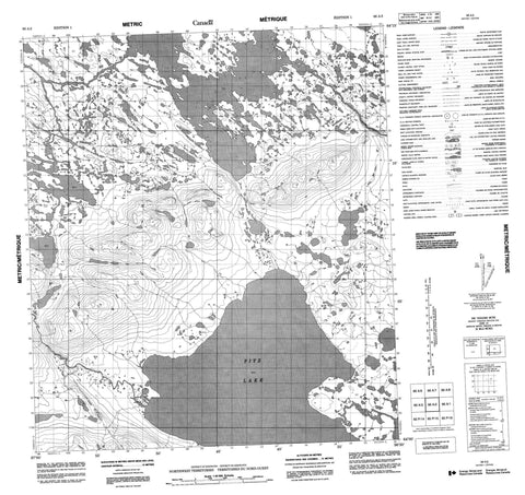 066A02 No Title Canadian topographic map, 1:50,000 scale