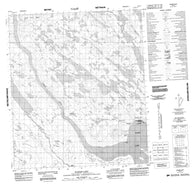 066A08 Baker Lake Canadian topographic map, 1:50,000 scale