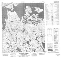 066A12 Aggattalik Narrows Canadian topographic map, 1:50,000 scale