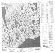 066A13 Whalebone Hill Canadian topographic map, 1:50,000 scale