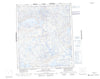 066A Schultz Lake Canadian topographic map, 1:250,000 scale