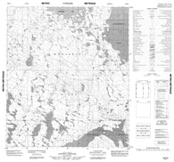 066B06 No Title Canadian topographic map, 1:50,000 scale