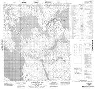 066B09 Qamanaugaq Bay Canadian topographic map, 1:50,000 scale