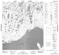 066B10 No Title Canadian topographic map, 1:50,000 scale