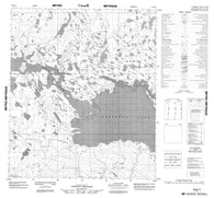 066B12 No Title Canadian topographic map, 1:50,000 scale