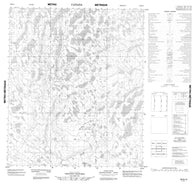 066B13 No Title Canadian topographic map, 1:50,000 scale