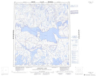 066B Aberdeen Lake Canadian topographic map, 1:250,000 scale