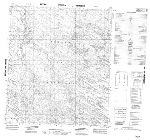 066C04 No Title Canadian topographic map, 1:50,000 scale