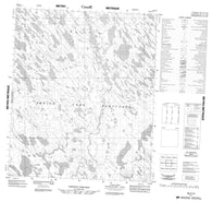 066C13 No Title Canadian topographic map, 1:50,000 scale