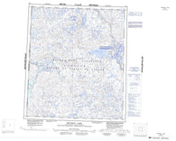 066C Beverly Lake Canadian topographic map, 1:250,000 scale