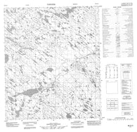 066D13 No Title Canadian topographic map, 1:50,000 scale