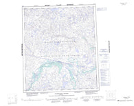 066D Tammarvi River Canadian topographic map, 1:250,000 scale