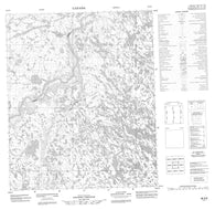 066E06 No Title Canadian topographic map, 1:50,000 scale