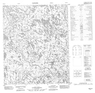 066E13 No Title Canadian topographic map, 1:50,000 scale