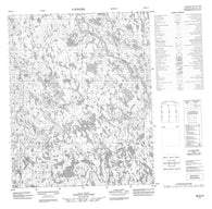 066E14 No Title Canadian topographic map, 1:50,000 scale