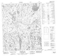 066E15 Croome Lake Canadian topographic map, 1:50,000 scale