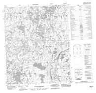 066E16 No Title Canadian topographic map, 1:50,000 scale