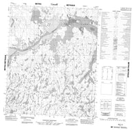 066F13 No Title Canadian topographic map, 1:50,000 scale