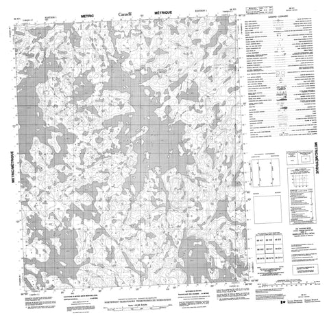 066H01 No Title Canadian topographic map, 1:50,000 scale