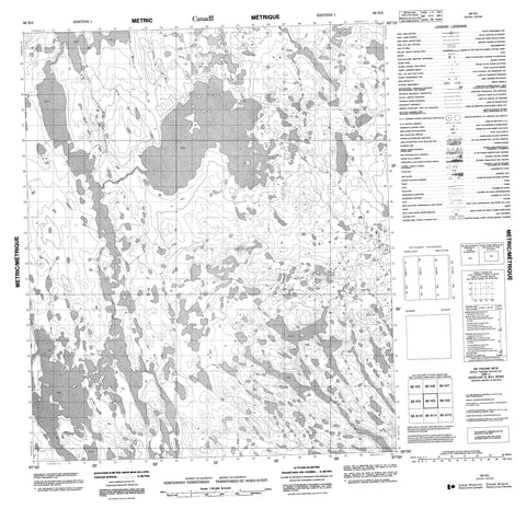 066H03 No Title Canadian topographic map, 1:50,000 scale