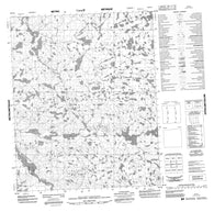 066H16 No Title Canadian topographic map, 1:50,000 scale