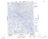 066H Amer Lake Canadian topographic map, 1:250,000 scale