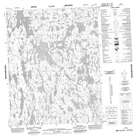 066I09 No Title Canadian topographic map, 1:50,000 scale