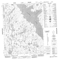 066I16 No Title Canadian topographic map, 1:50,000 scale