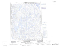 066I Ian Calder Lake Canadian topographic map, 1:250,000 scale