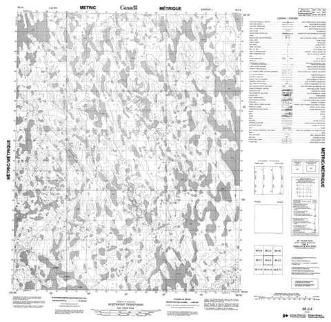 066J04 No Title Canadian topographic map, 1:50,000 scale