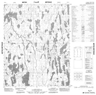 066J10 No Title Canadian topographic map, 1:50,000 scale