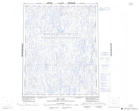 066J Joe Lake Canadian topographic map, 1:250,000 scale