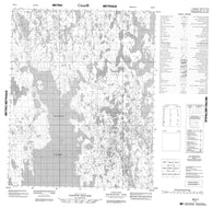 066K01 No Title Canadian topographic map, 1:50,000 scale