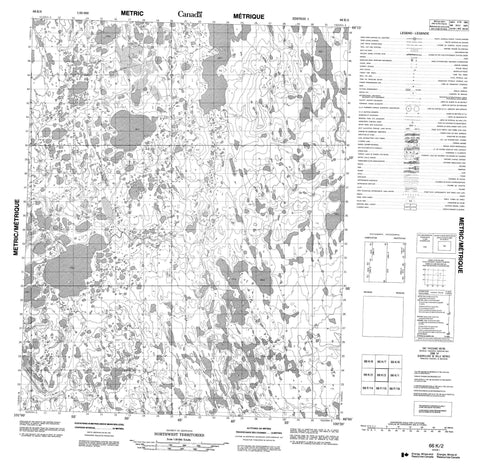 066K02 No Title Canadian topographic map, 1:50,000 scale