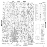 066K10 No Title Canadian topographic map, 1:50,000 scale