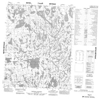 066K12 No Title Canadian topographic map, 1:50,000 scale