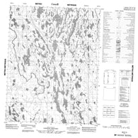 066K14 No Title Canadian topographic map, 1:50,000 scale