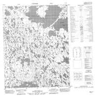 066L11 No Title Canadian topographic map, 1:50,000 scale